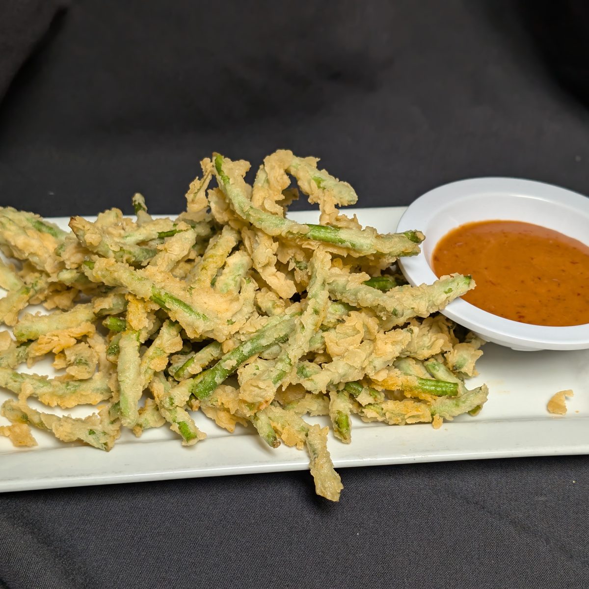 Fried green beans