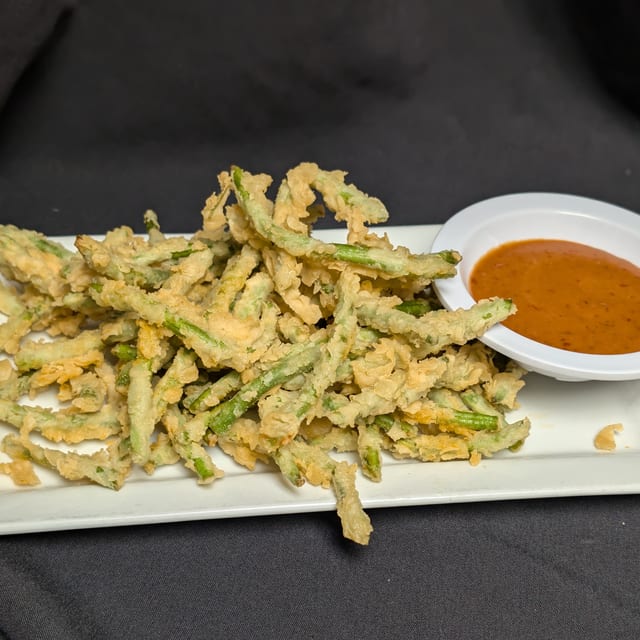 Fried green beans