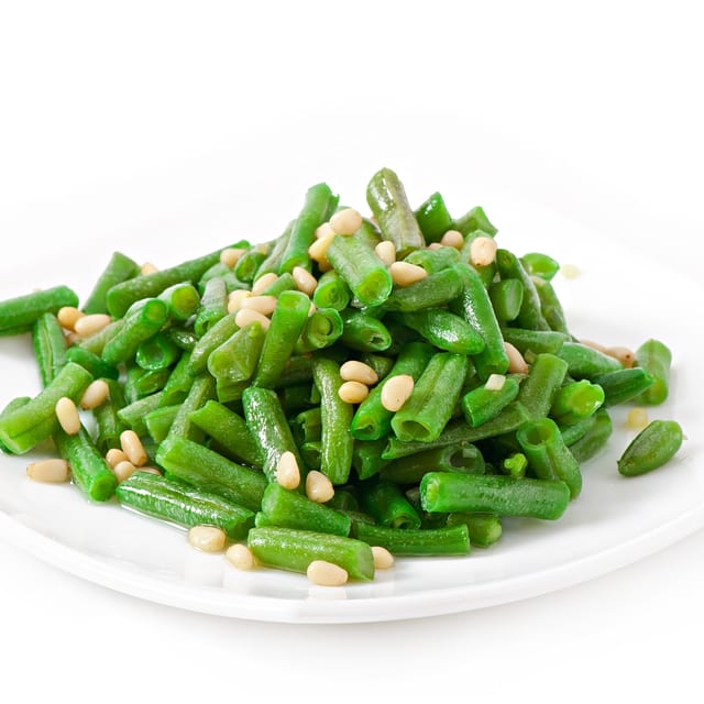 Fried green beans.