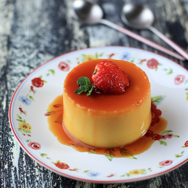 Vanilla bean crème brûlée..