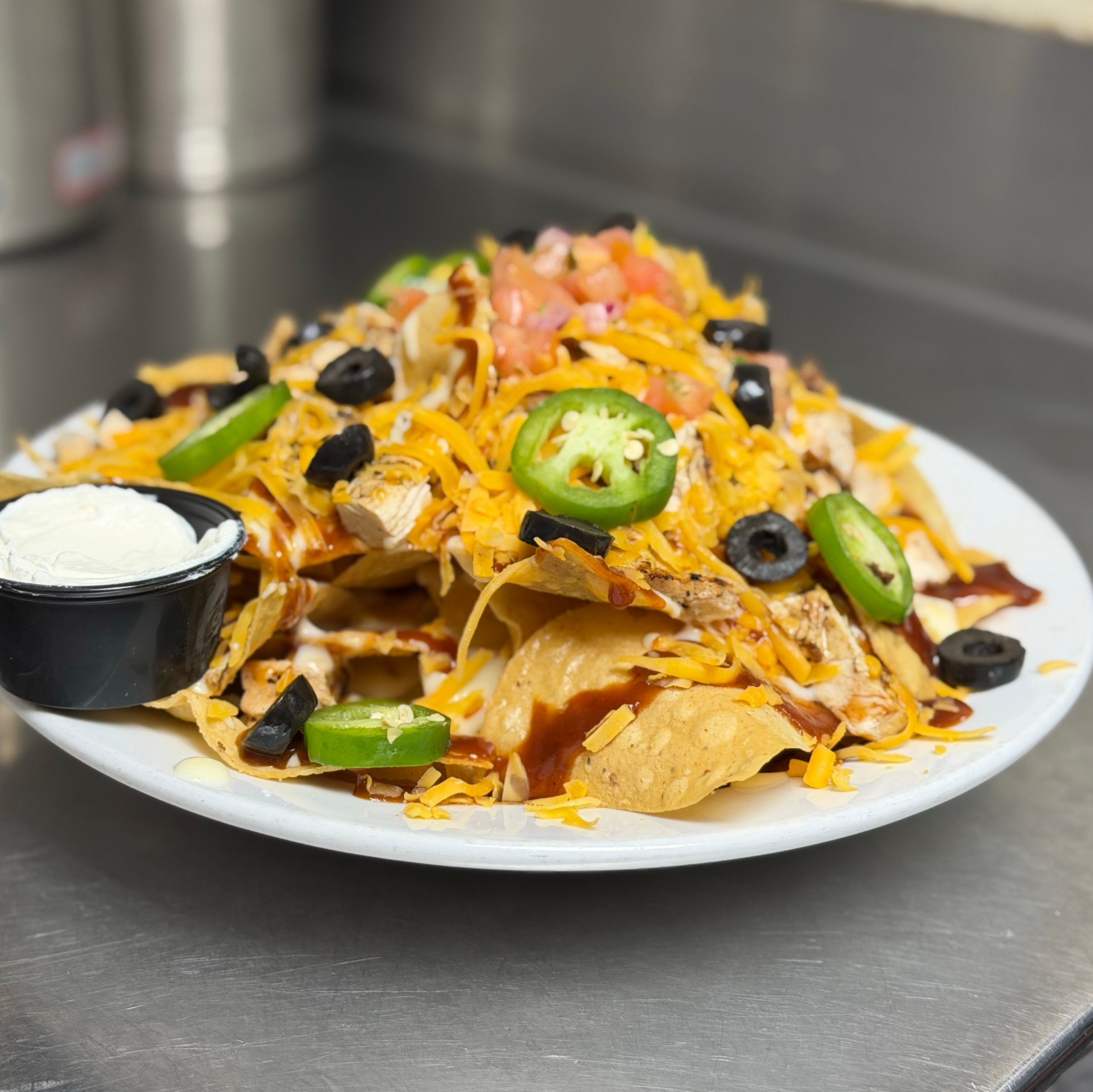 BBQ nachos.