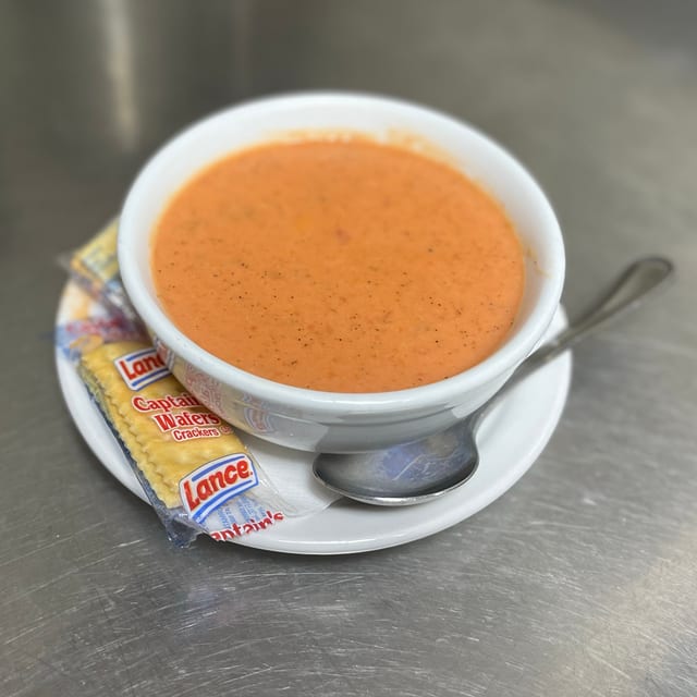 Tomato basil soup.