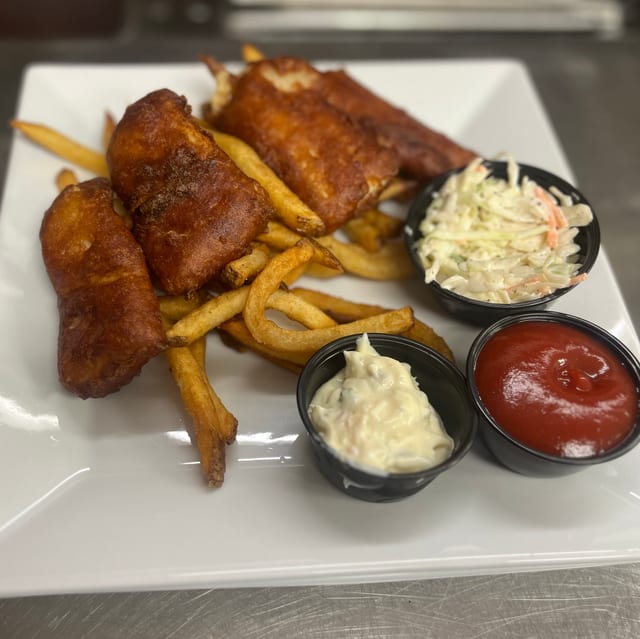 Fish and Chips.
