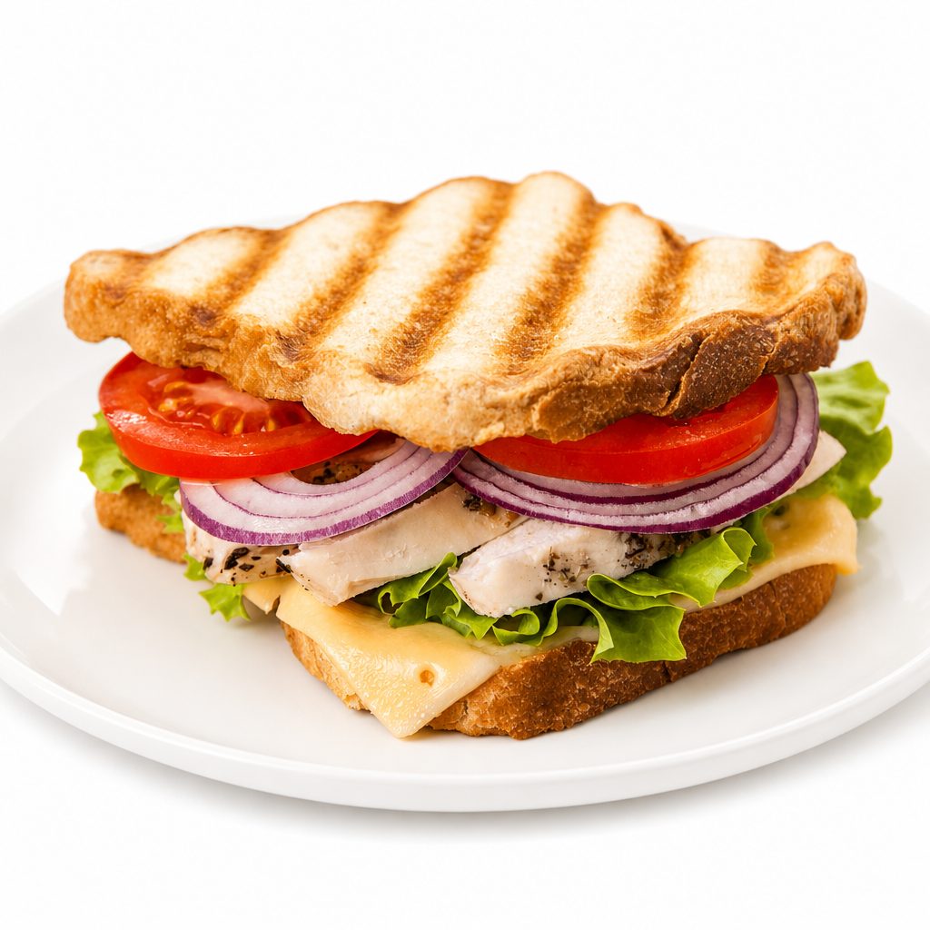 Grilled chicken sandwich.