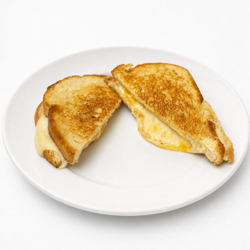 Three Cheese Grill Sandwich.