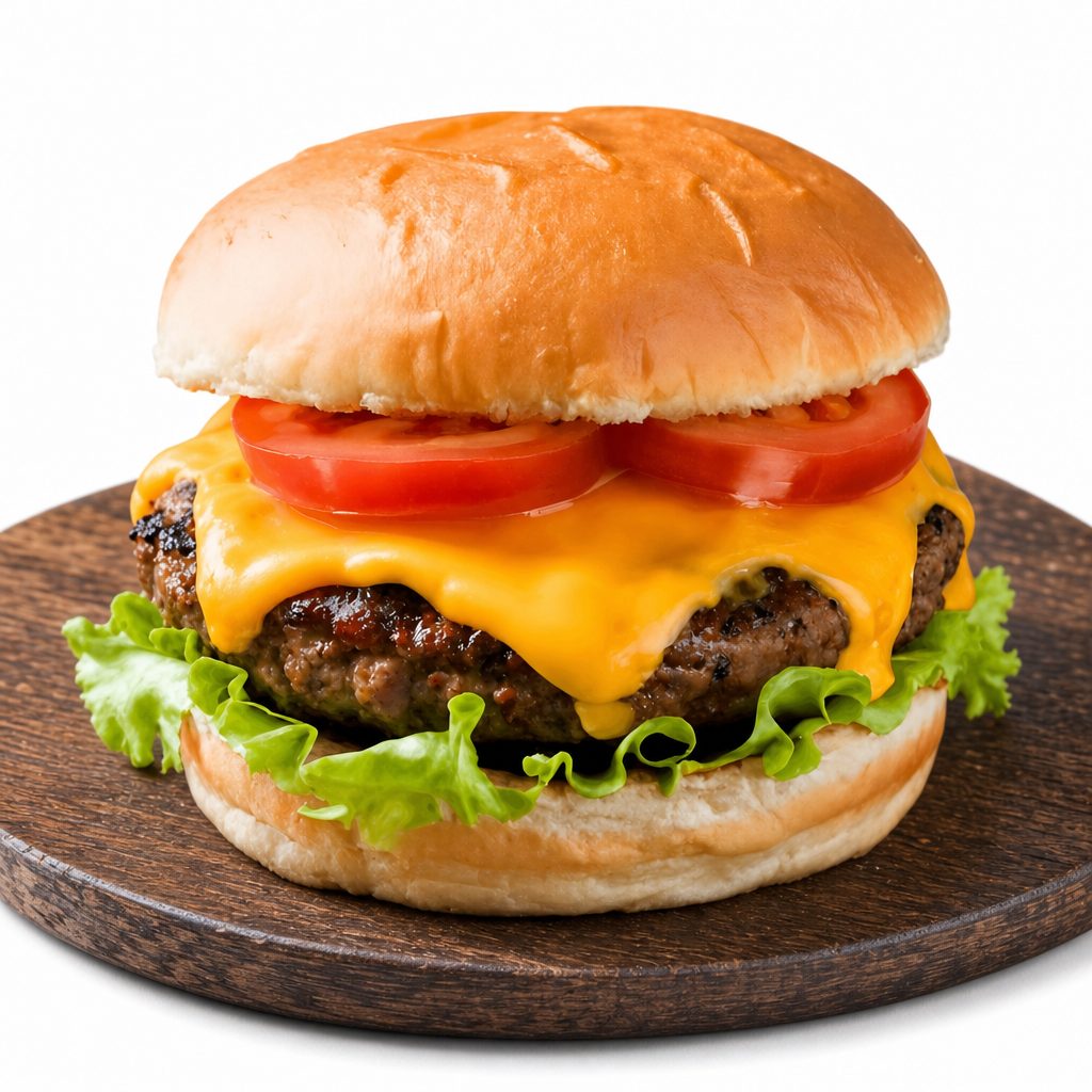 Cheddar burger.