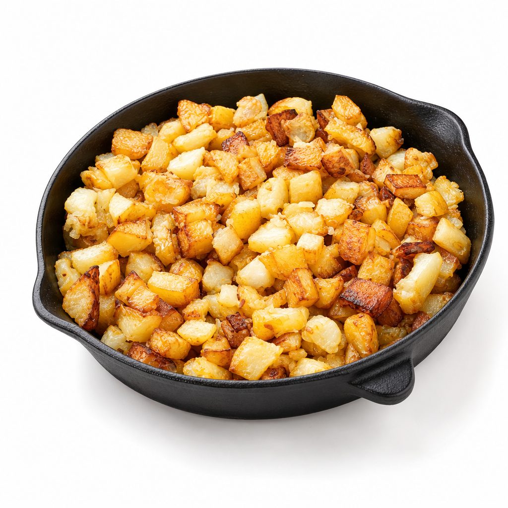 Roasted potatoes.