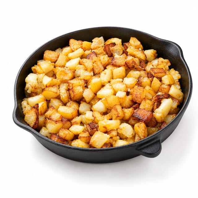 Roasted potatoes.
