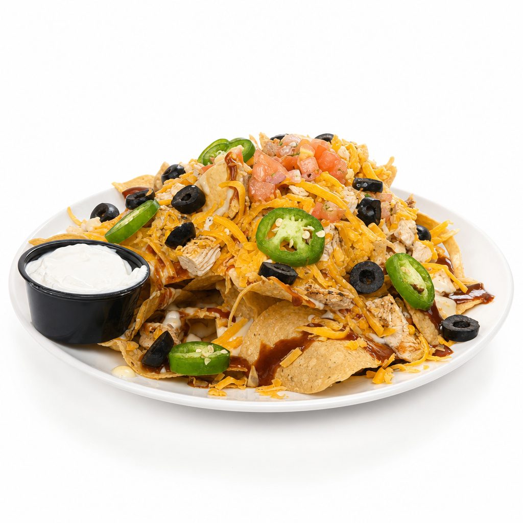 BBQ nachos.