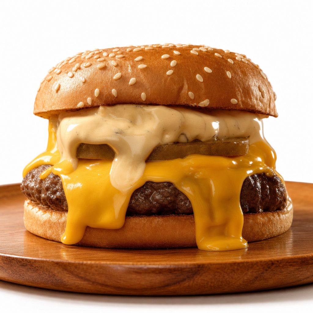 Kid cheeseburger.