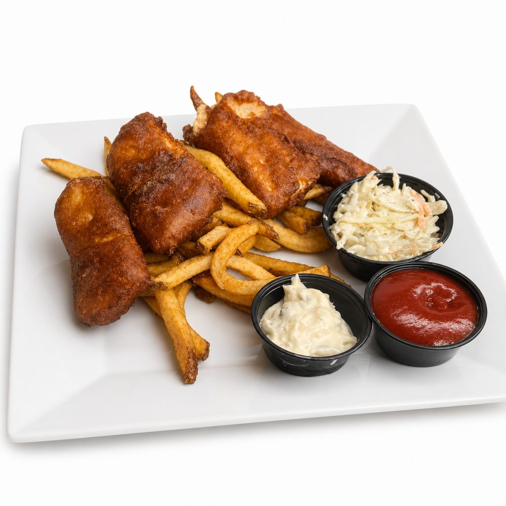 Fish and Chips.