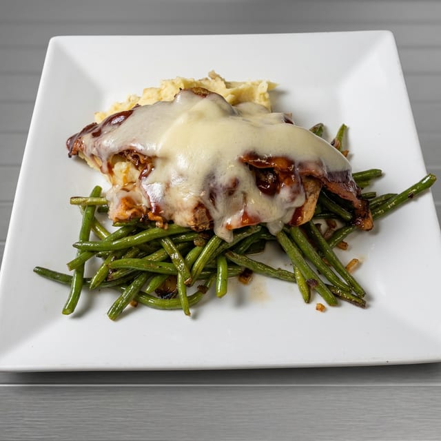 BBQ chicken stack.