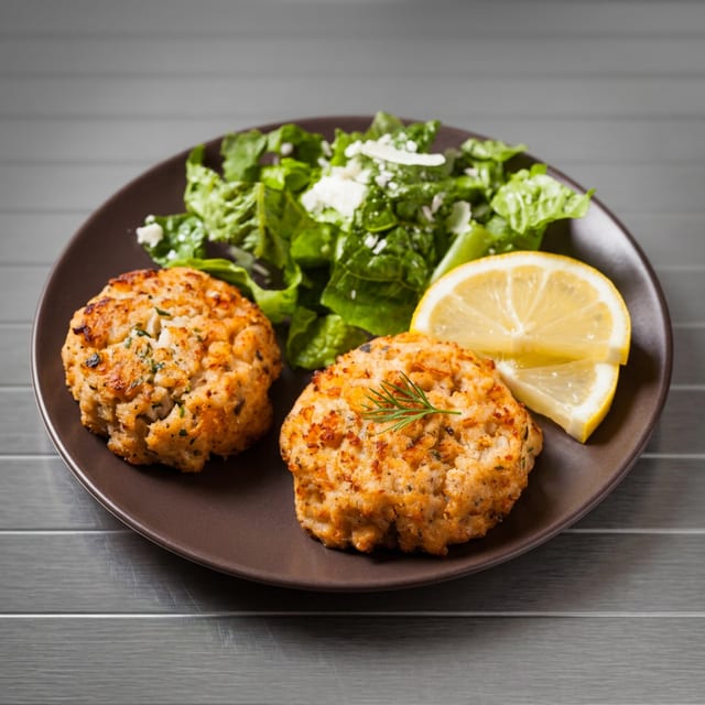 Chesapeake crab cake - dinner.