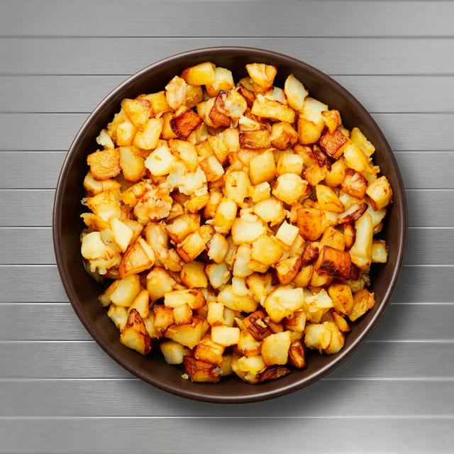 Roasted potatoes.