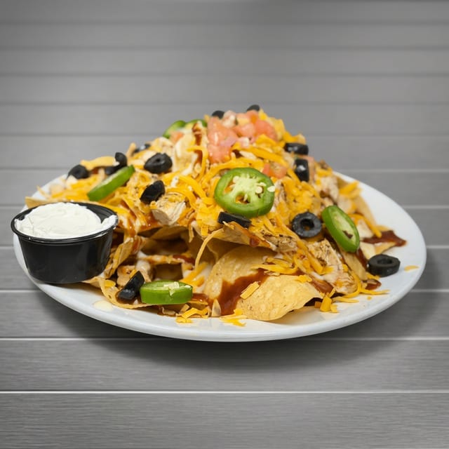 BBQ nachos.